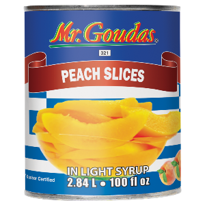 MR GOUDAS PEACH SLICES  8321